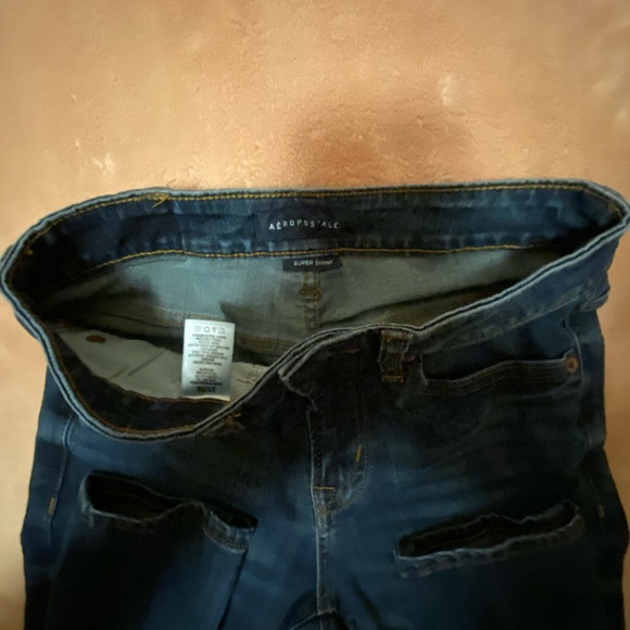 Aeropostale Jeans SZ 27x28 super skinny - Picture 3 of 4